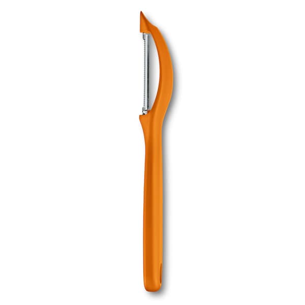 Swiss Army Brands 2024 Kitchen Specialty Knives & Tools Peelers Kitchen Peeler, Serrated Orange Packaged VIC-7.6075.9 - main